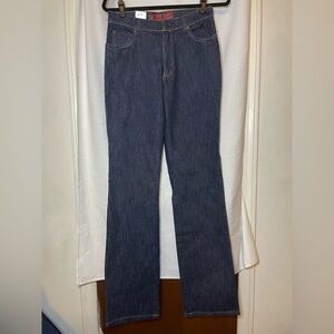 NWT New York & Company Battery Park Bootcut Stretch Blue Denim Jeans Size 4 Tall